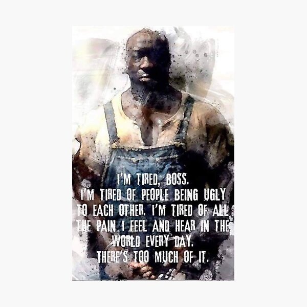 the green mile Photographic Print