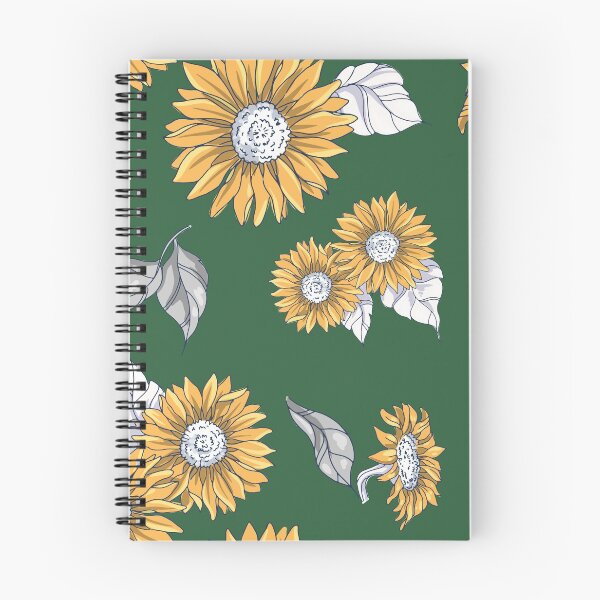 Item preview, Sunflower Illustration Floral Pattern designed and sold by SLAG-Creative.