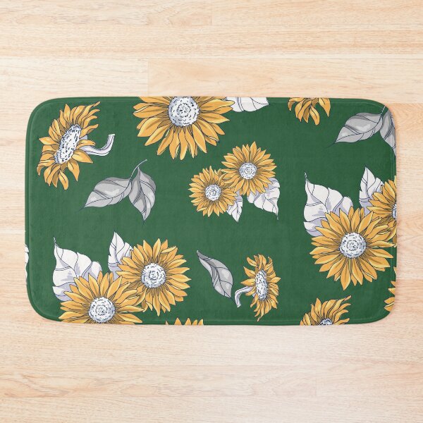 Item preview, Sunflower Illustration Floral Pattern designed and sold by SLAG-Creative.