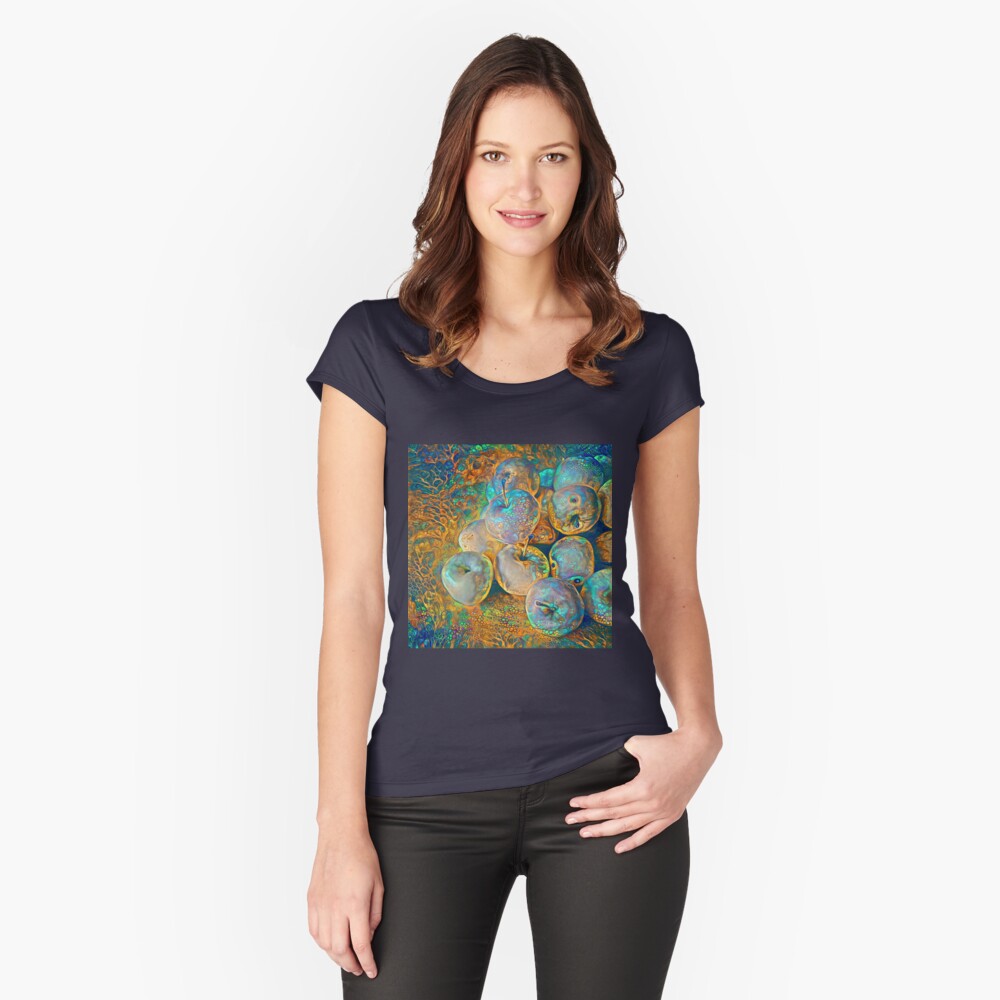 Item preview, Fitted Scoop T-Shirt designed and sold by blackhalt.