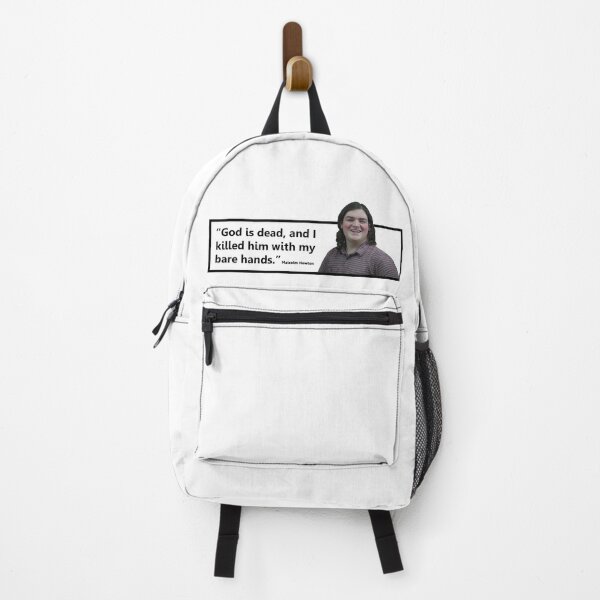 Malcolm Newton's "God is Dead" Quotable Quote Backpack