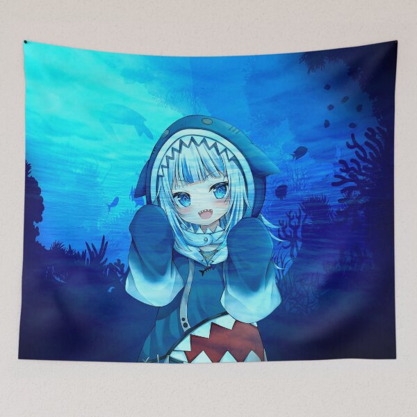 Item preview, Gawr Gura Shark  girl underwater world designed and sold by Infdesigner.