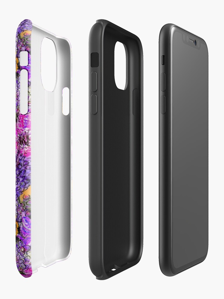 Alternate view of Flower Garden: Whimsical Floral Pattern iPhone Case & Cover