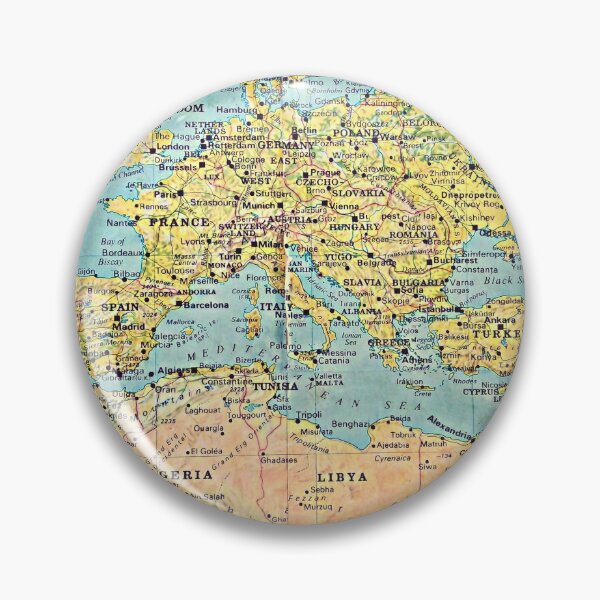 Item preview, Old Wall World Map - Europe and North Africa designed and sold by Ngaiseot.