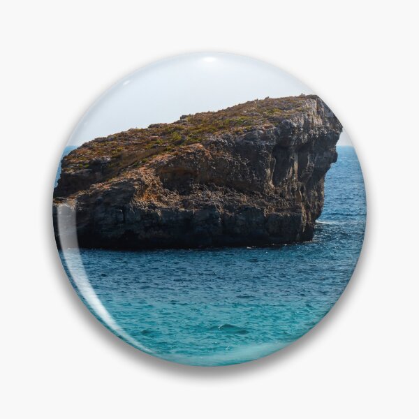 Item preview, Rock in cyan water of Mediterranean sea designed and sold by lena-maximova.