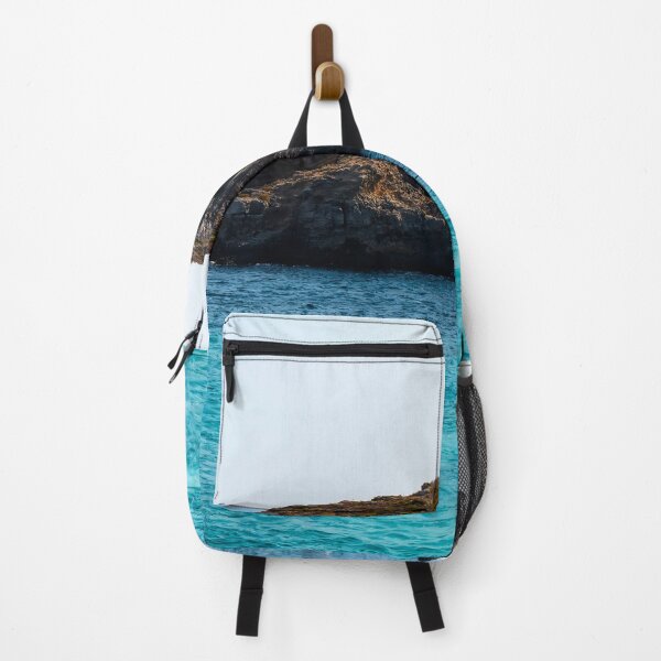 Item preview, Rock in cyan water of Mediterranean sea designed and sold by lena-maximova.