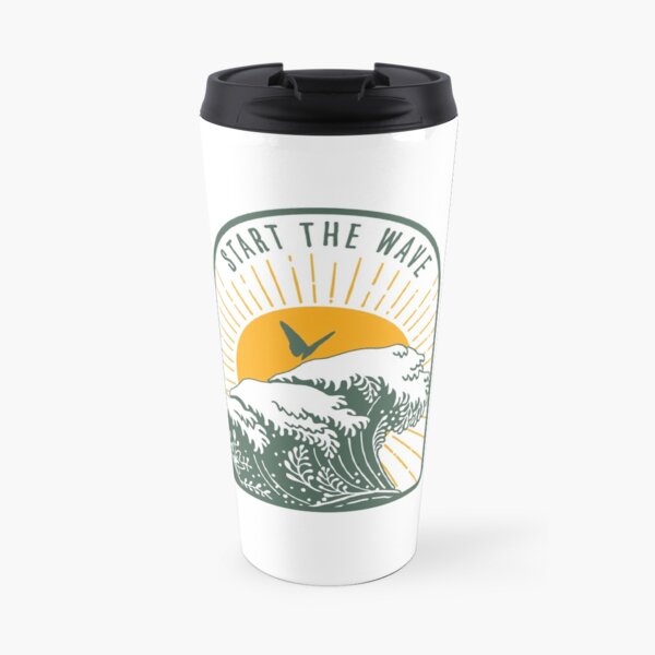 Start the Wave - Ocean Design Travel Mug
