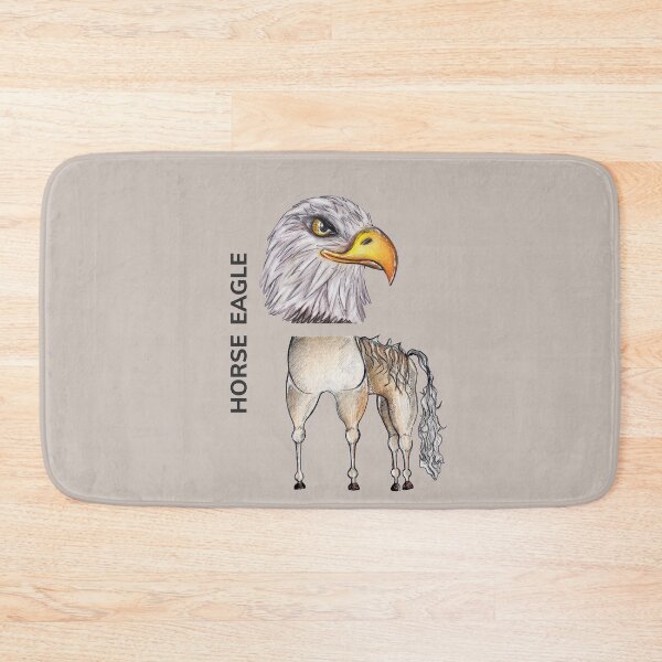 Item preview, HORSE EAGLE by FrankenDuo taupe white designed and sold by FrankenDuo.