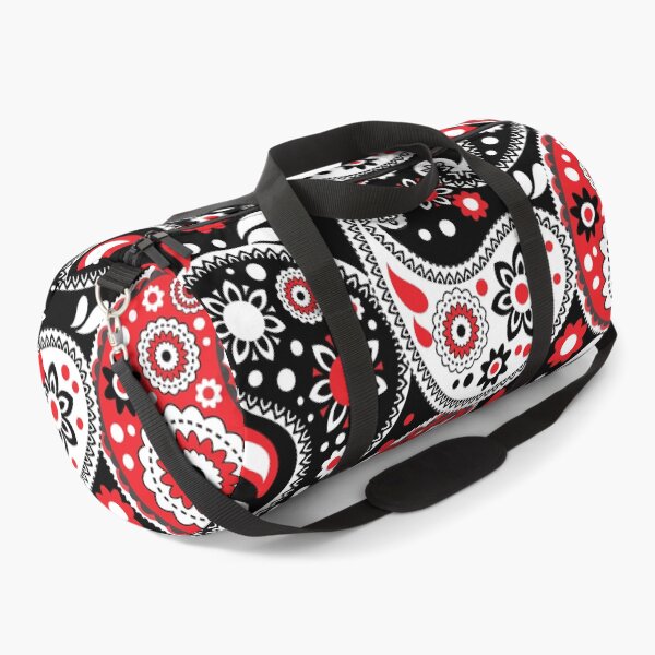 Item preview, Modern Paisley Pattern in red and Black designed and sold by AntiqueImages.