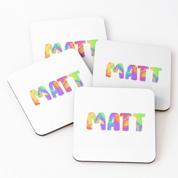Item preview, Rainbow Matt Custom Name designed and sold by EuropaPrints.