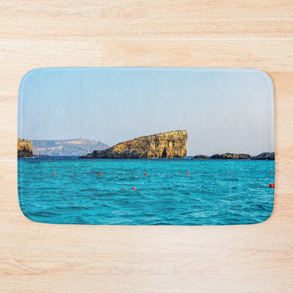 Item preview, Rock in cyan water of Mediterranean sea designed and sold by lena-maximova.