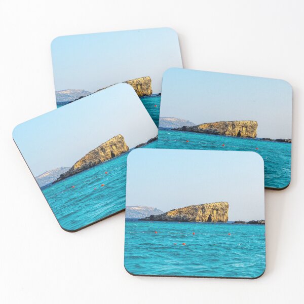 Item preview, Rock in cyan water of Mediterranean sea designed and sold by lena-maximova.