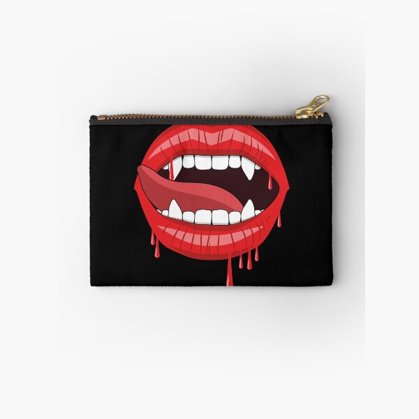 Item preview, Dripping bloody Vampire open lips with fangs designed and sold by Kamiri.