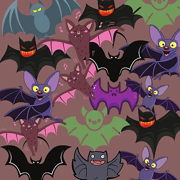 Artwork thumbnail, Bat Pattern! by NextShot