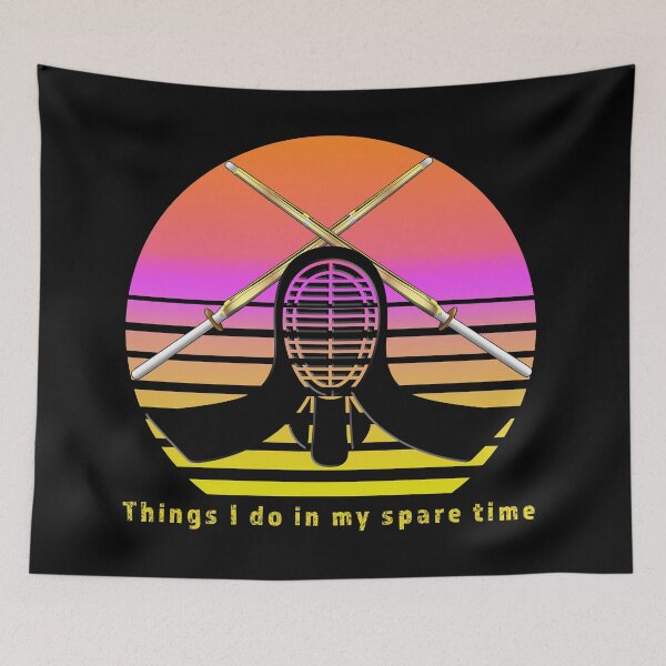Item preview, Things I do in my spare time Kendo Samurai Warrior designed and sold by AllLeftSides42.