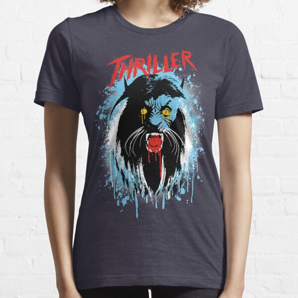 THRILLER WERECAT Halloween Blutspritzer (Michael Jackson) Essential T-Shirt