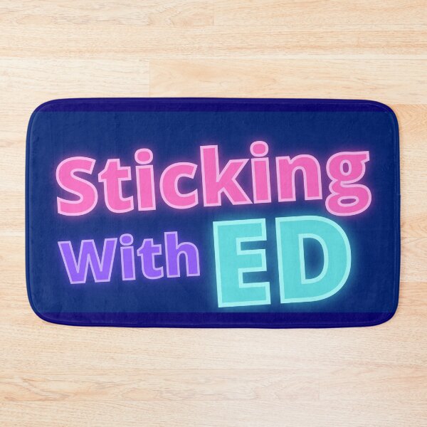 Item preview, Sticking with Ed Markey Glow Navy designed and sold by art-by-harmonie.