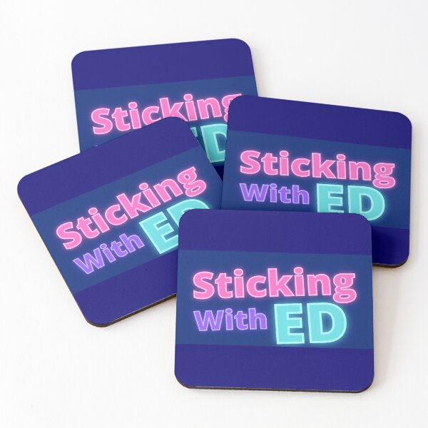Item preview, Sticking with Ed Markey Glow Navy designed and sold by art-by-harmonie.