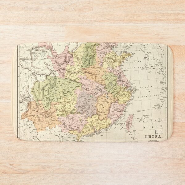 Item preview, Map of China (1879) designed and sold by allhistory.