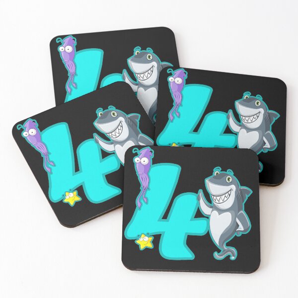 Item preview, 4th Birthday Boy Shark designed and sold by A83HA.