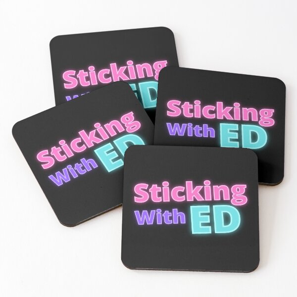 Item preview, Sticking with Ed Markey Glow Black designed and sold by art-by-harmonie.