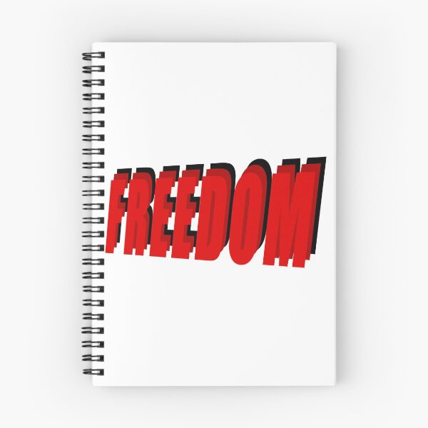 Item preview, Red Freedom, Slogan Pop art style designed and sold by ArtOfRebellion.