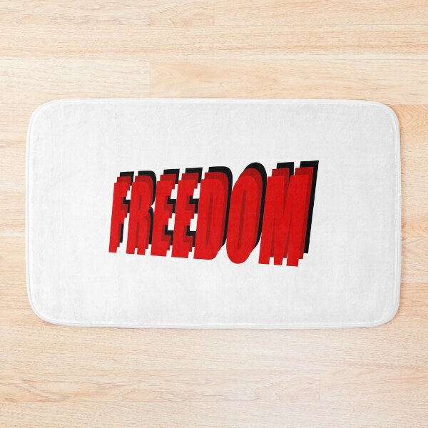 Item preview, Red Freedom, Slogan Pop art style designed and sold by ArtOfRebellion.