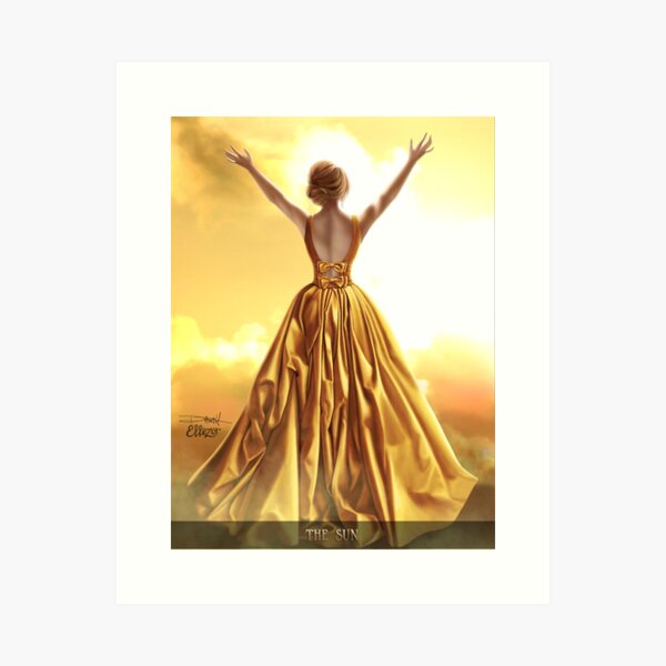 Belles Dames Tarot: The Sun Art Print
