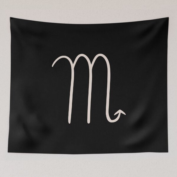 Item preview, minimalist scorpio in black and white  designed and sold by neopop.