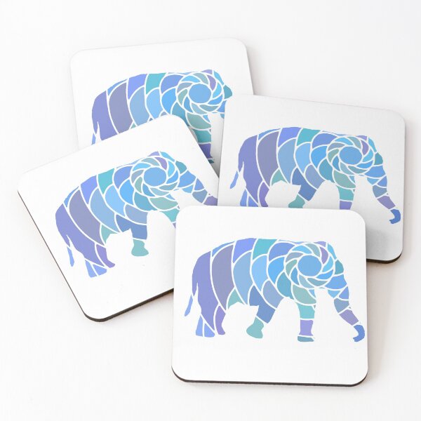 Item preview, Blue Elephant in a rope pattern designed and sold by IndependentLife.