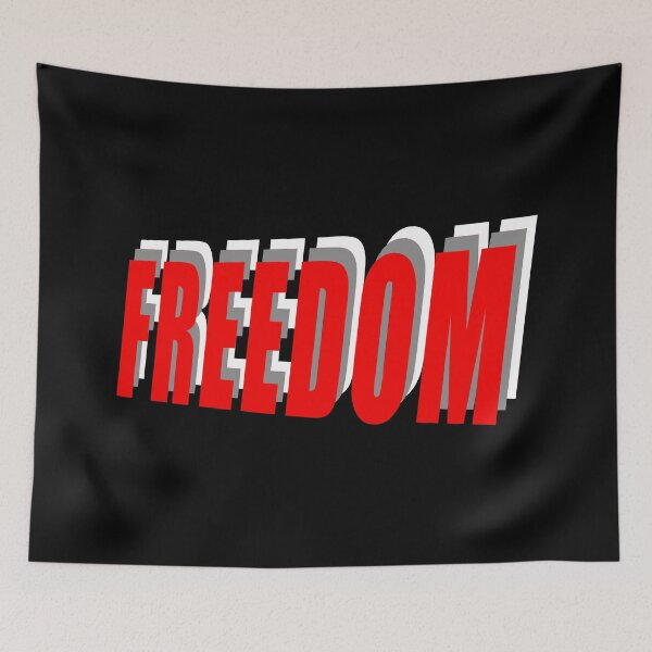 Item preview, Red Freedom, Liberty Pop art style designed and sold by ArtOfRebellion.