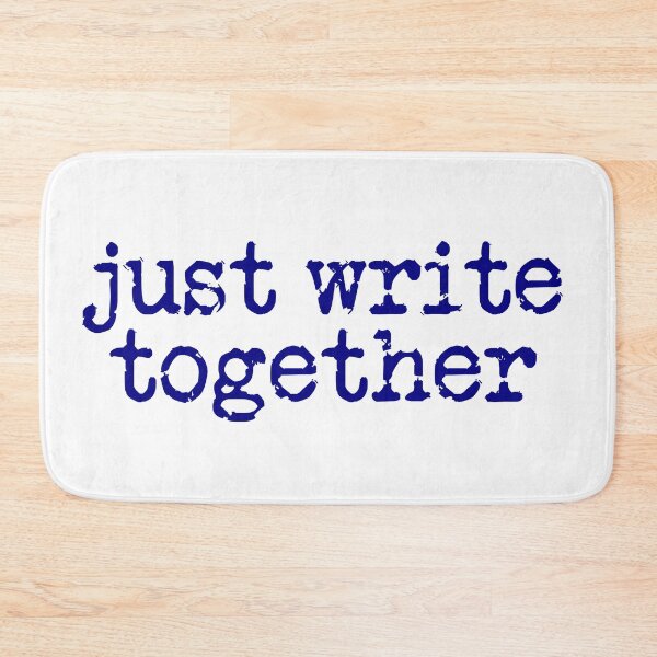 Item preview, just write together 2 in navy designed and sold by TeaRoseWriter.