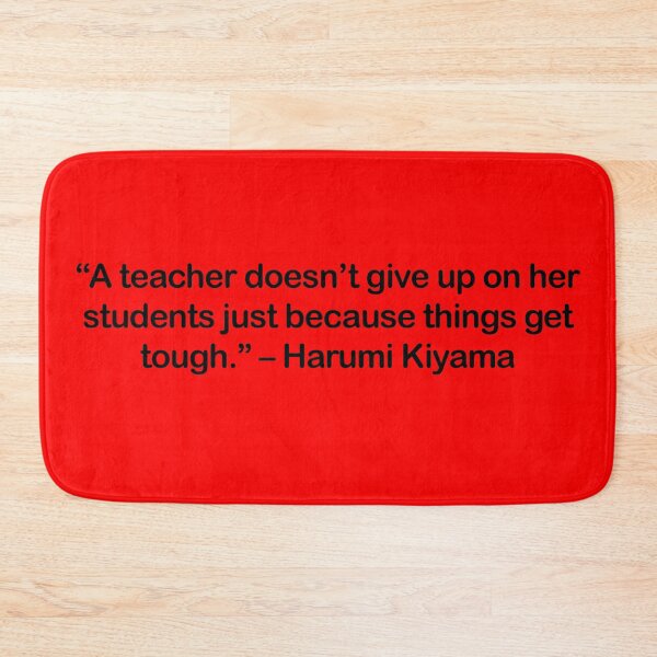 Item preview, Harumi Kiyama - Quote designed and sold by Epicanimequotes.