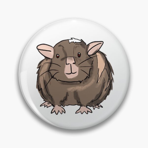 Item preview, Teddy Guinea Pig Teddy brown and beige designed and sold by LazyBlackCatArt.