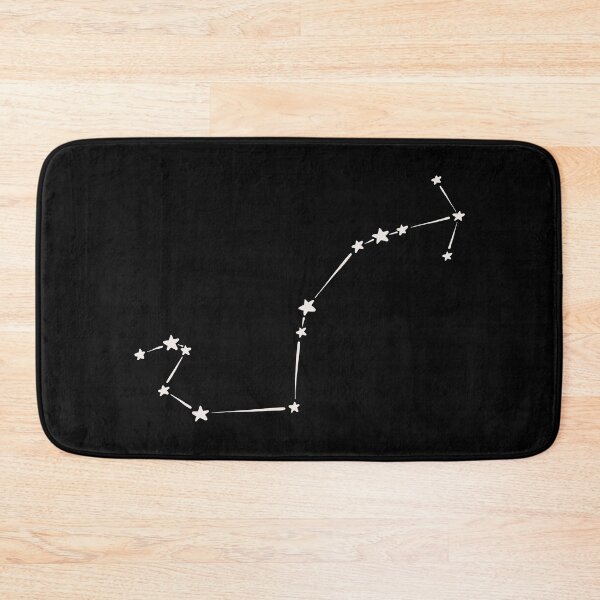 Item preview, minimalist scorpio constellation in black and white  designed and sold by neopop.