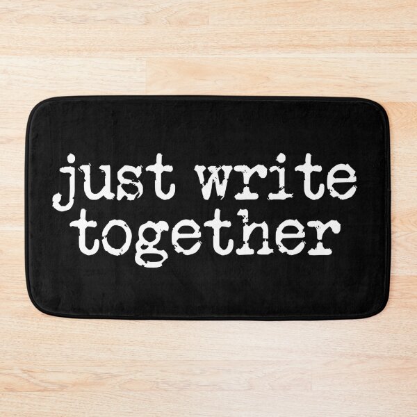 Item preview, just write together 2 in white designed and sold by TeaRoseWriter.