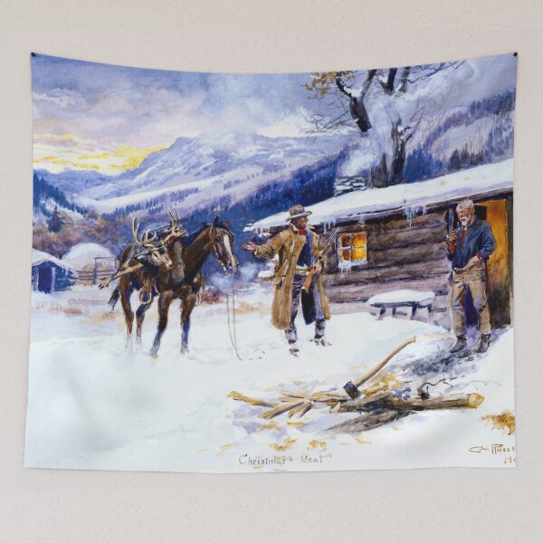 Item preview, Christmas Meat - Charles M. Russell - 1915 designed and sold by CJET.