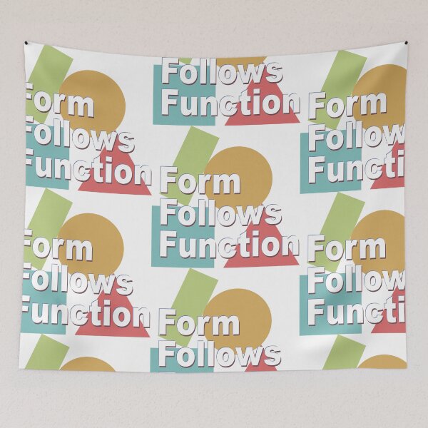 Item preview, Form Follows Function designed and sold by portokalis.
