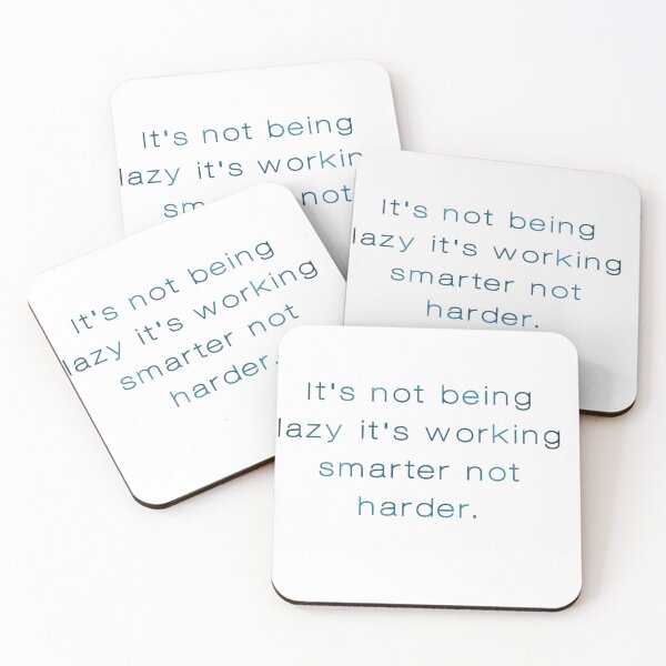 Item preview, work smarter not harder designed and sold by J+J Photography.