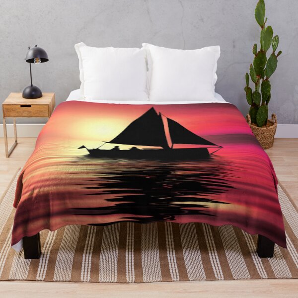 Item preview, Romantic sunset on a lake designed and sold by KamTamDesigns11.