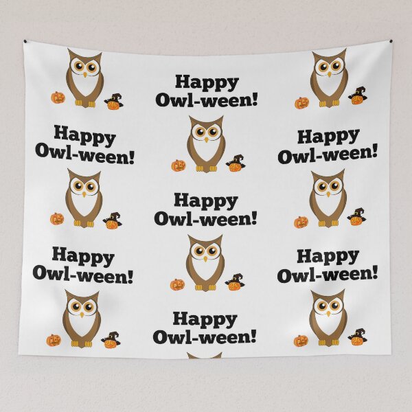 Item preview, Happy Owl-ween ! Cute Owl designed and sold by Desznr.