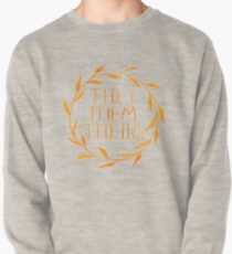 They Series-Orange Pullover Sweatshirt