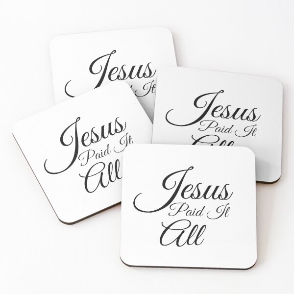 Item preview, Jesus Paid it All - Black designed and sold by Cy1982.
