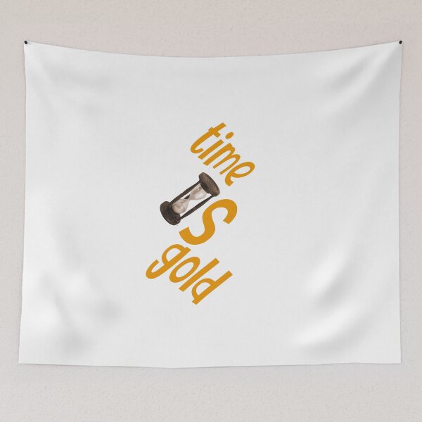 Item preview, time is gold t-shert designed and sold by Yassirkhali.