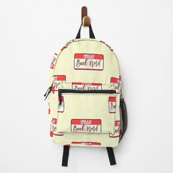 Item preview, Hello My Names Is Book Nerd Reader Writer Cute designed and sold by sharedipmemes.