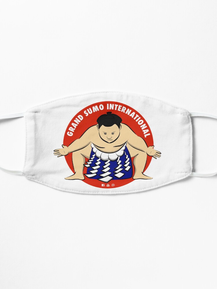 Alternate view of Grand Sumo International Yokozuna Logo Mask