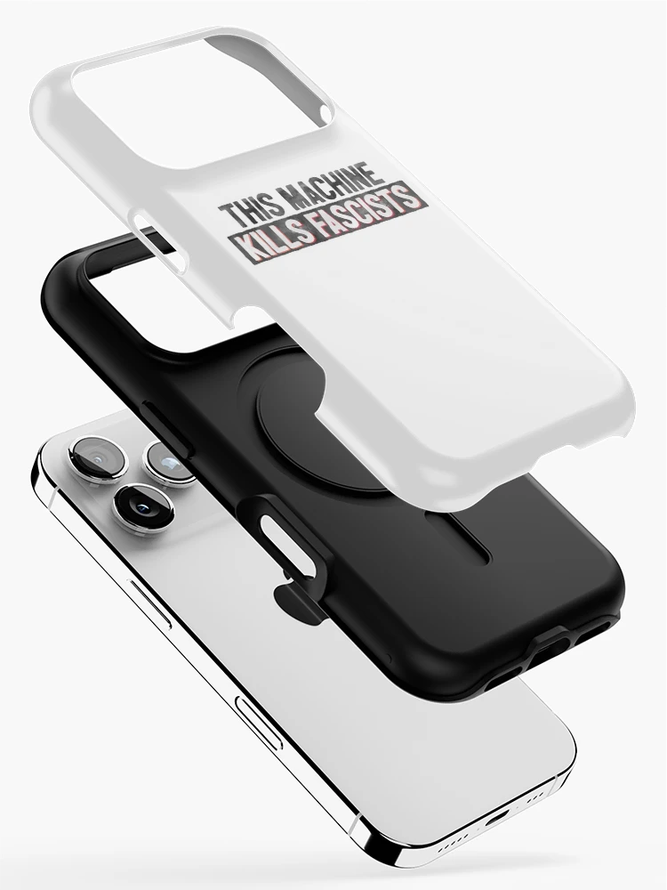Thumbnail 2 of 4, iPhone Case, This Machine Kills Fascists Computer Gamer designed and sold by sharedipmemes.