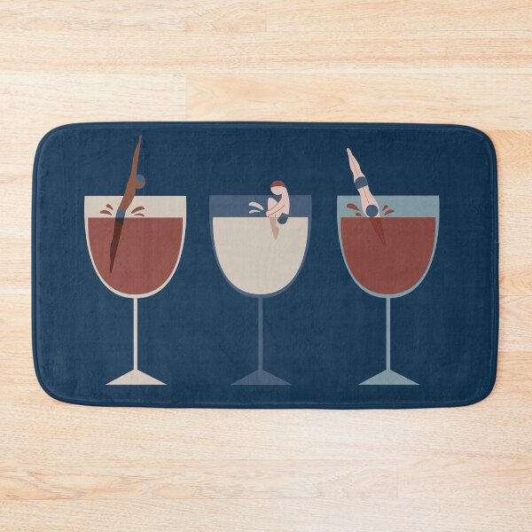 Item preview, Glasses of wine and divers designed and sold by shushunya13.
