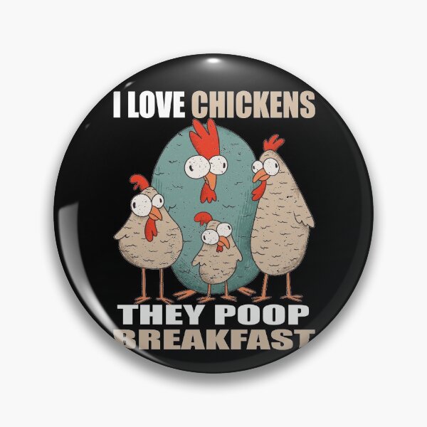 Item preview, I Love Chickens The Poop Breakfast designed and sold by MooonTees.