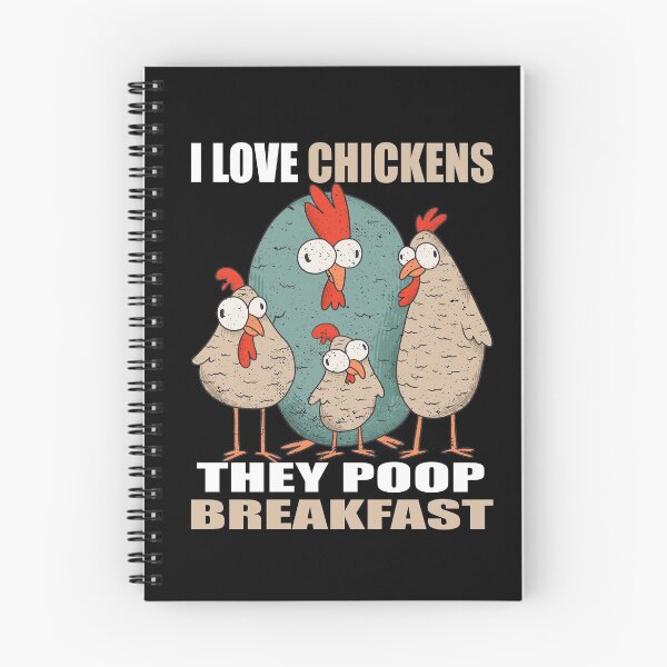 Item preview, I Love Chickens The Poop Breakfast designed and sold by MooonTees.